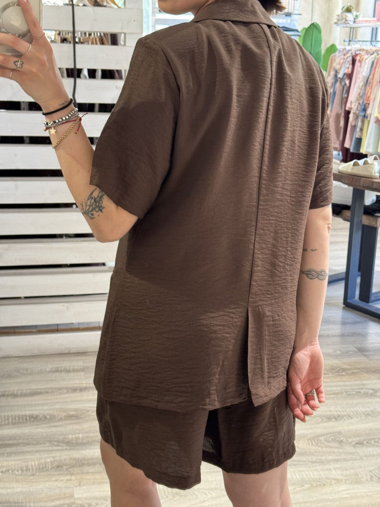 Completo in viscosa giacca manica corta + bermuda Susy Mix - GiuGiò | Shop online