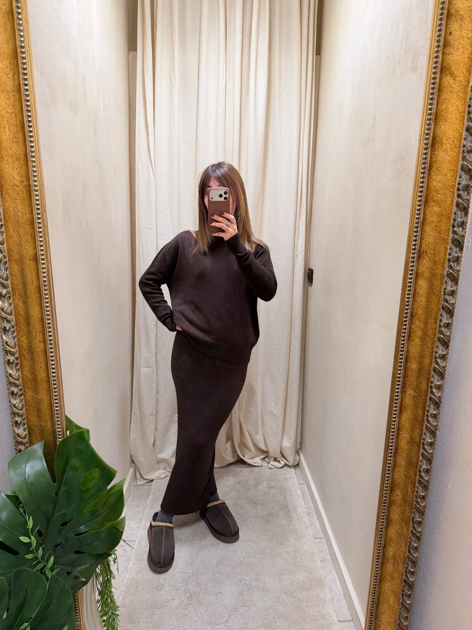 Coord - set in maglia con gonna lunga matita e maglione over HaveOne - GiuGiò | Shop online