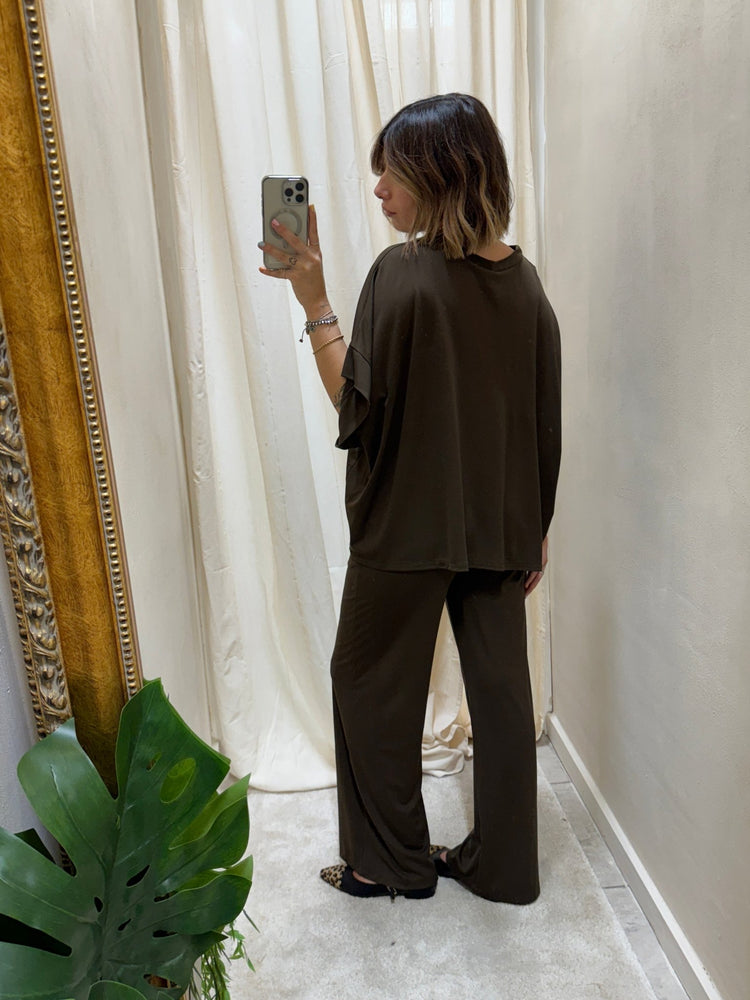 Coordinato in viscosa blusa e pantalone Myd - GiuGiò | Shop online