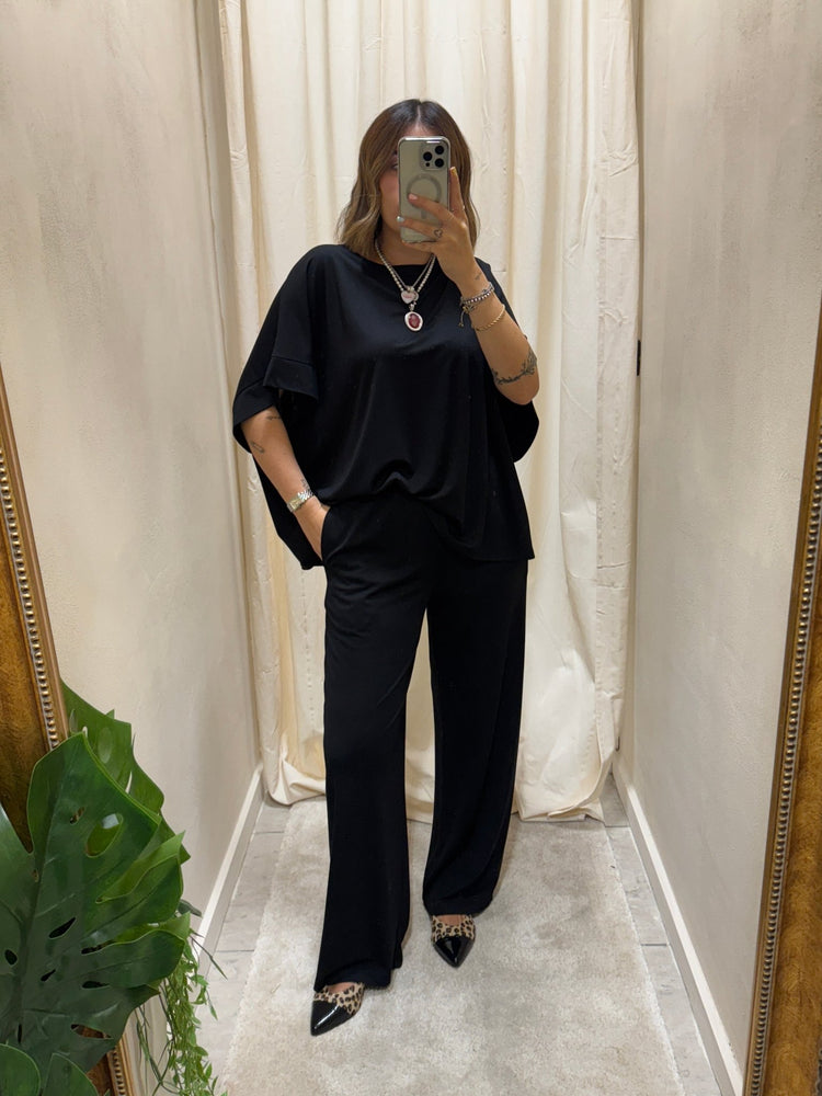 Coordinato in viscosa blusa e pantalone Myd - GiuGiò | Shop online