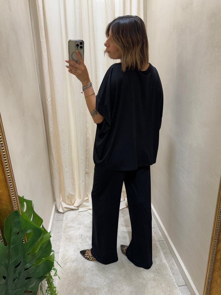 Coordinato in viscosa blusa e pantalone Myd - GiuGiò | Shop online