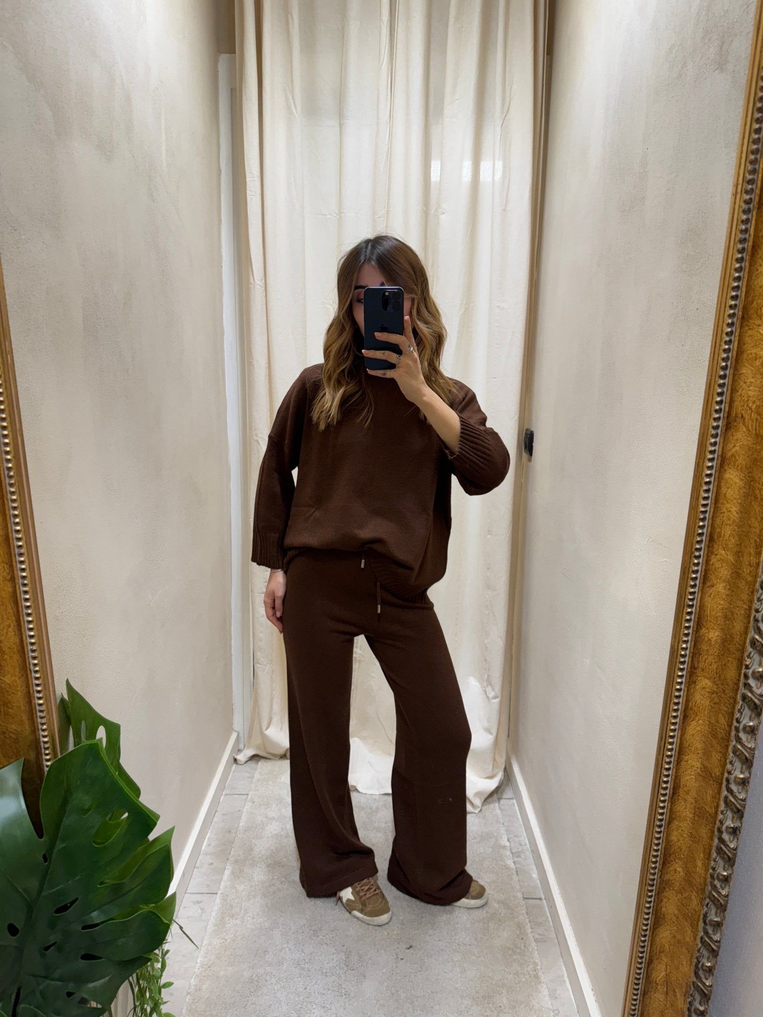 Coordinato maglia e pantalone in viscosa Susy Mix - GiuGiò | Shop online