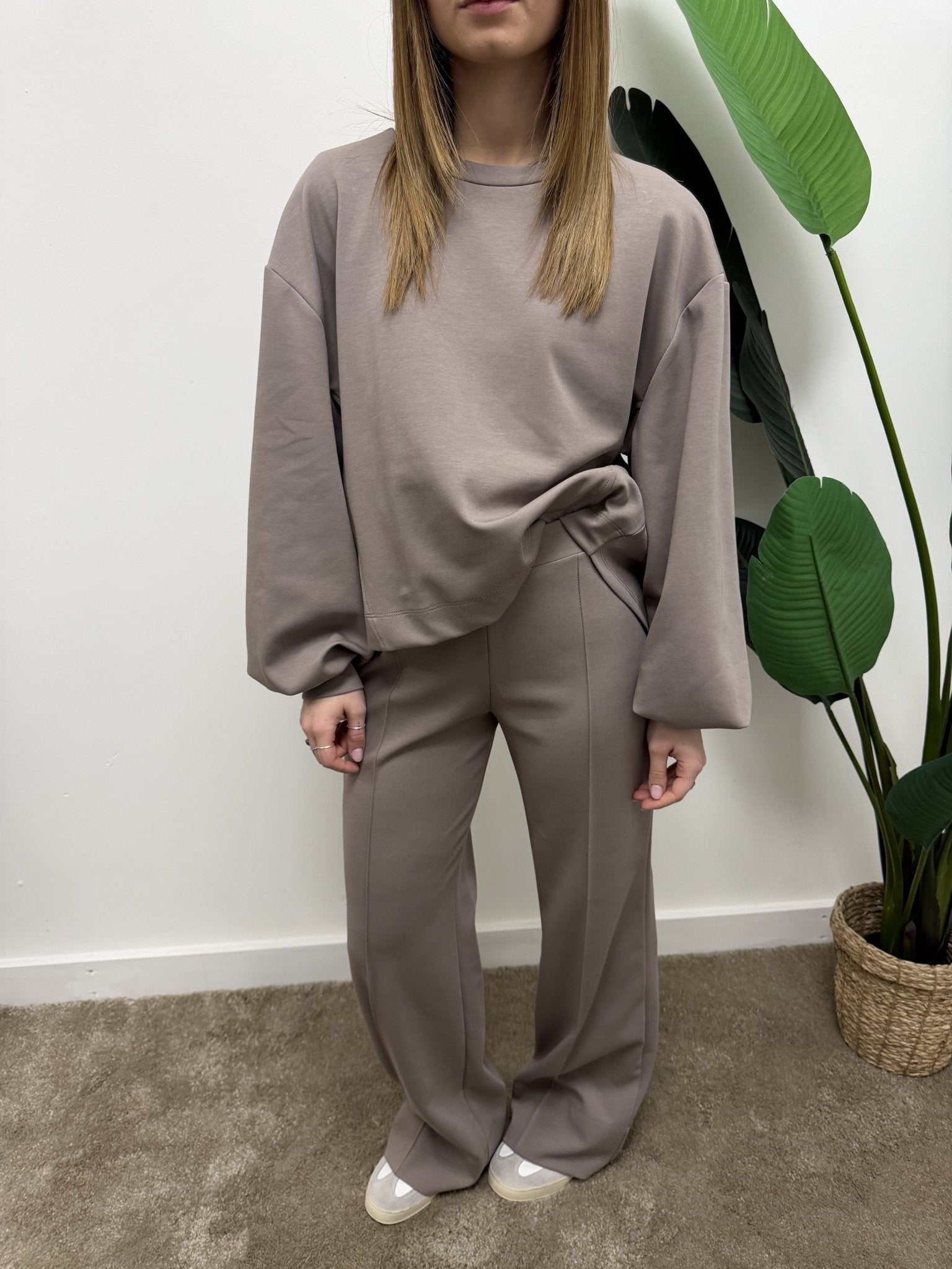 Coordinato maglia girocollo + pantalone ovetto Susy Mix - GiuGiò | Shop online