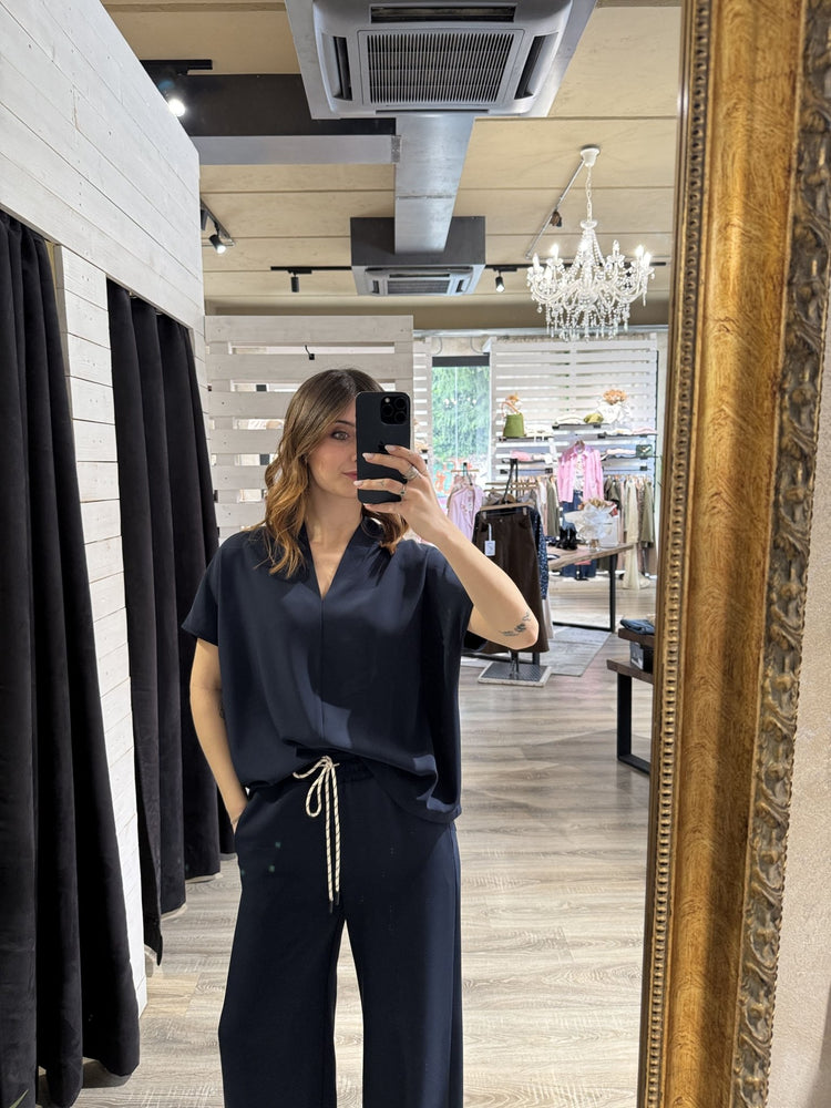 Coordinato maglia + pantalone fluido Susy Mix - GiuGiò | Shop online