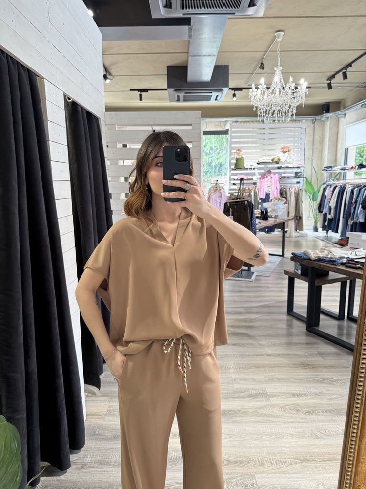 Coordinato maglia + pantalone fluido Susy Mix - GiuGiò | Shop online