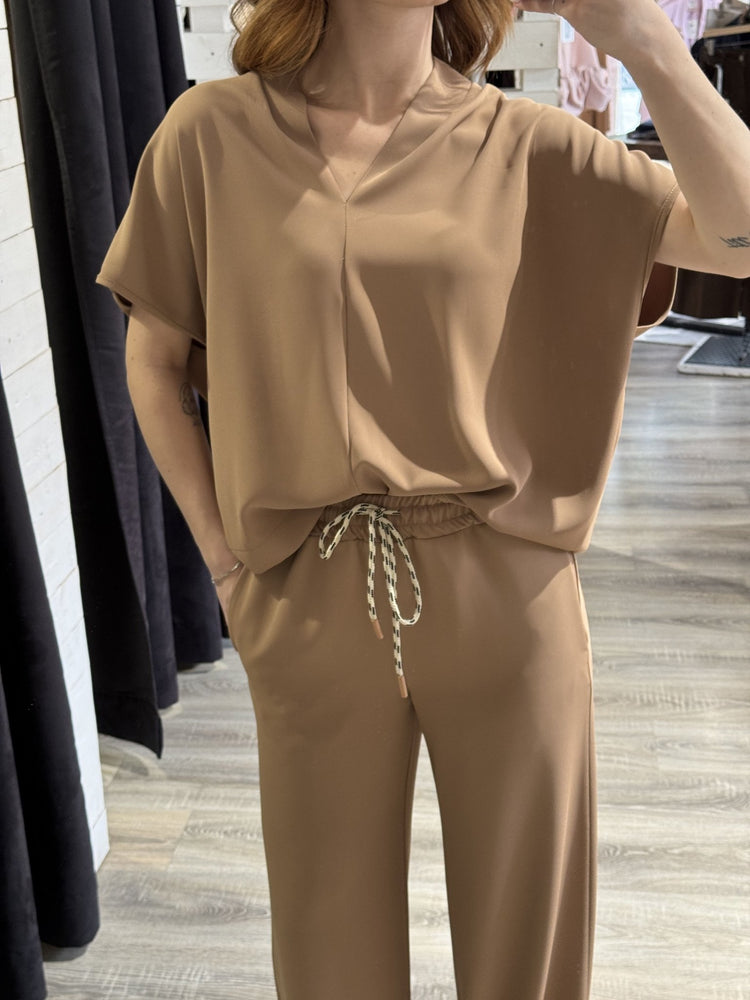Coordinato maglia + pantalone fluido Susy Mix - GiuGiò | Shop online