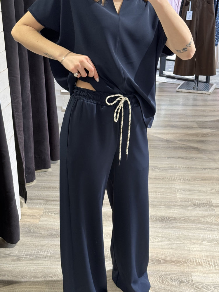 Coordinato maglia + pantalone fluido Susy Mix - GiuGiò | Shop online