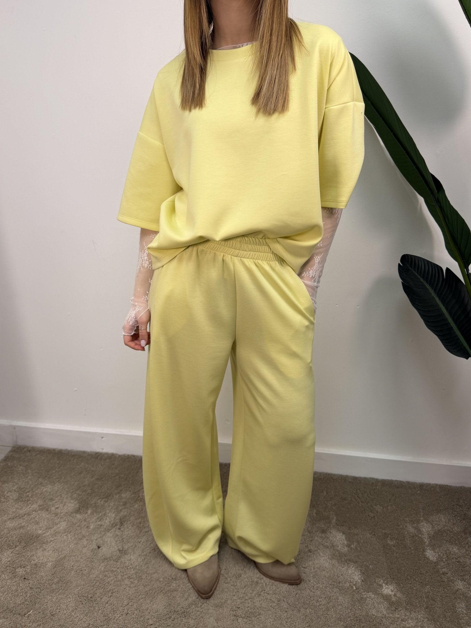 Coordinato misto viscosa maglia + pantalone MyD - GiuGiò | Shop online