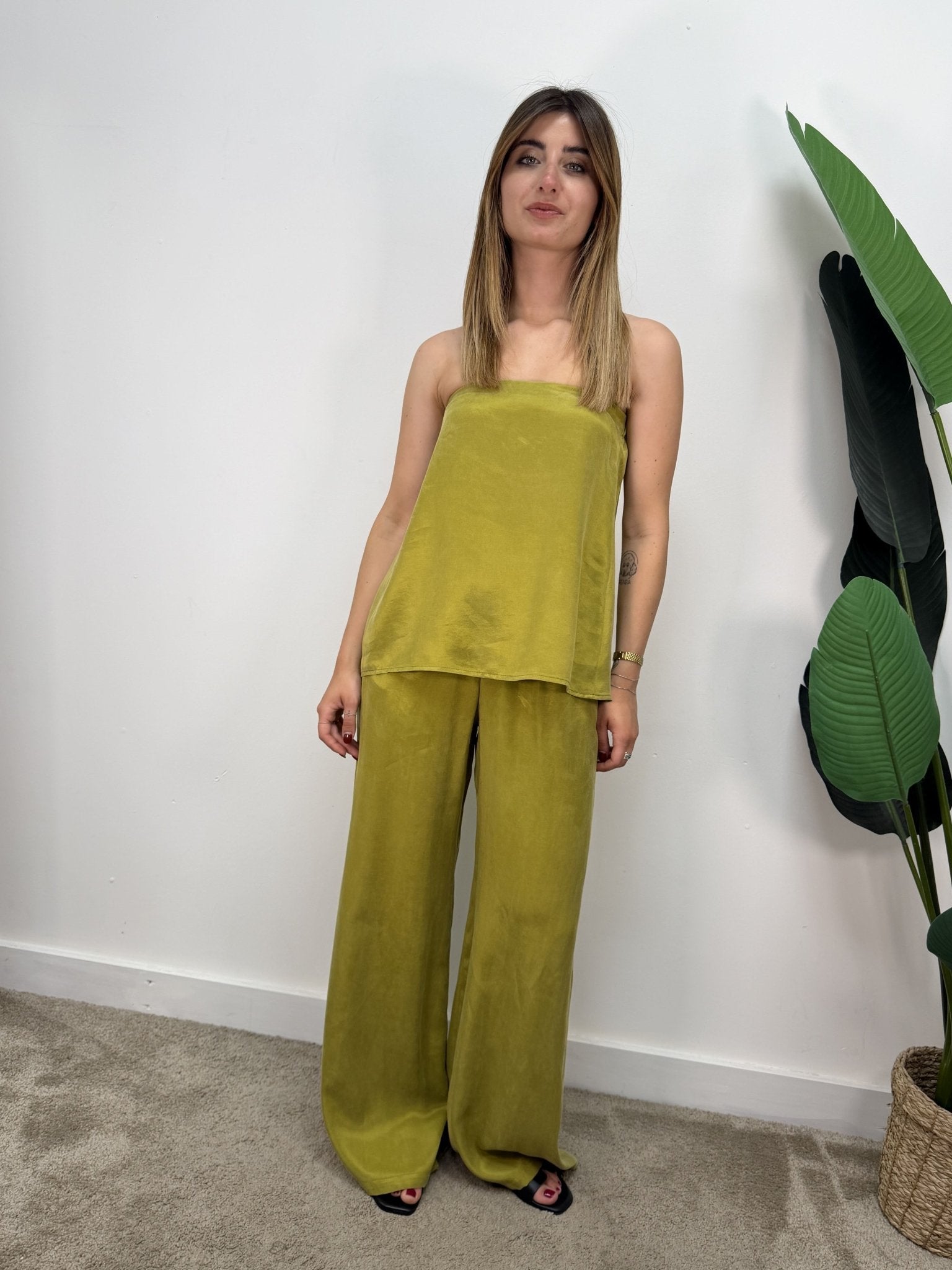 Coordinato top a fascia e pantalone Tensione In - GiuGiò | Shop online