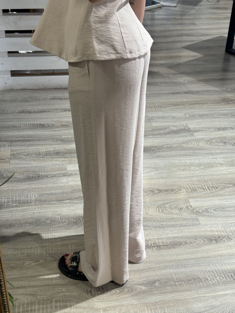 Coordinato top halter + pantalone gamba dritta Susy Mix - GiuGiò | Shop online