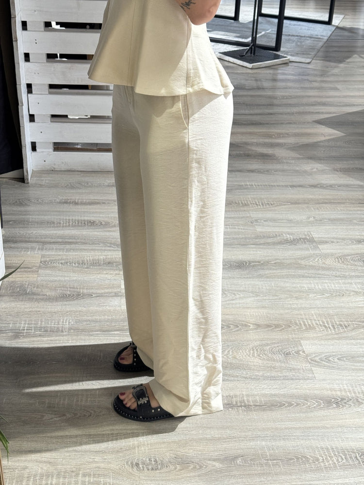 Coordinato top halter + pantalone gamba dritta Susy Mix - GiuGiò | Shop online