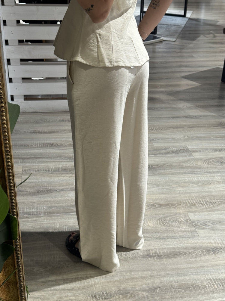 Coordinato top halter + pantalone gamba dritta Susy Mix - GiuGiò | Shop online