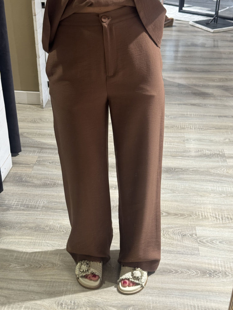 Coordinato top halter + pantalone gamba dritta Susy Mix - GiuGiò | Shop online