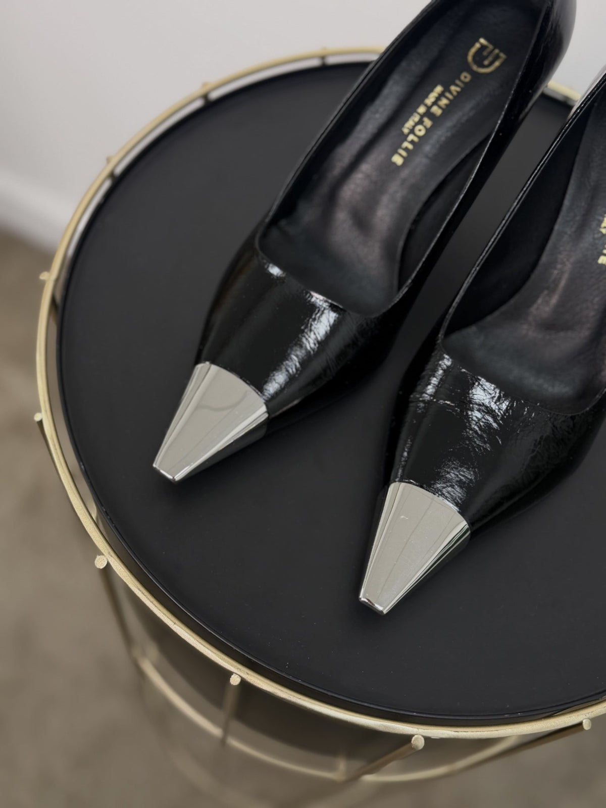 Décolleté naplack punta metallica Divine Follie - GiuGiò | Shop online