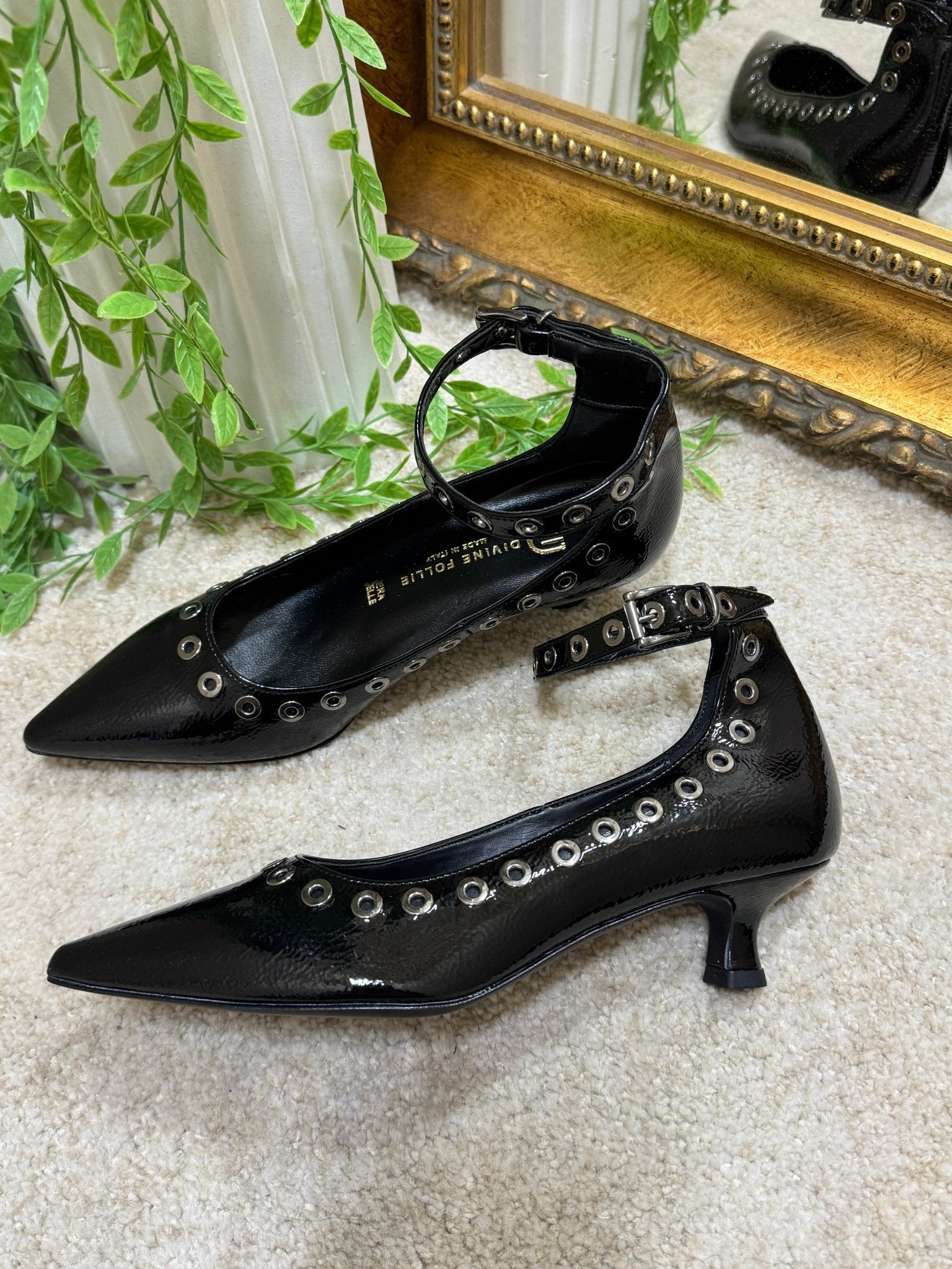 Décolleté tacco kitten con cinturino caviglia Divine Follie - GiuGiò | Shop online