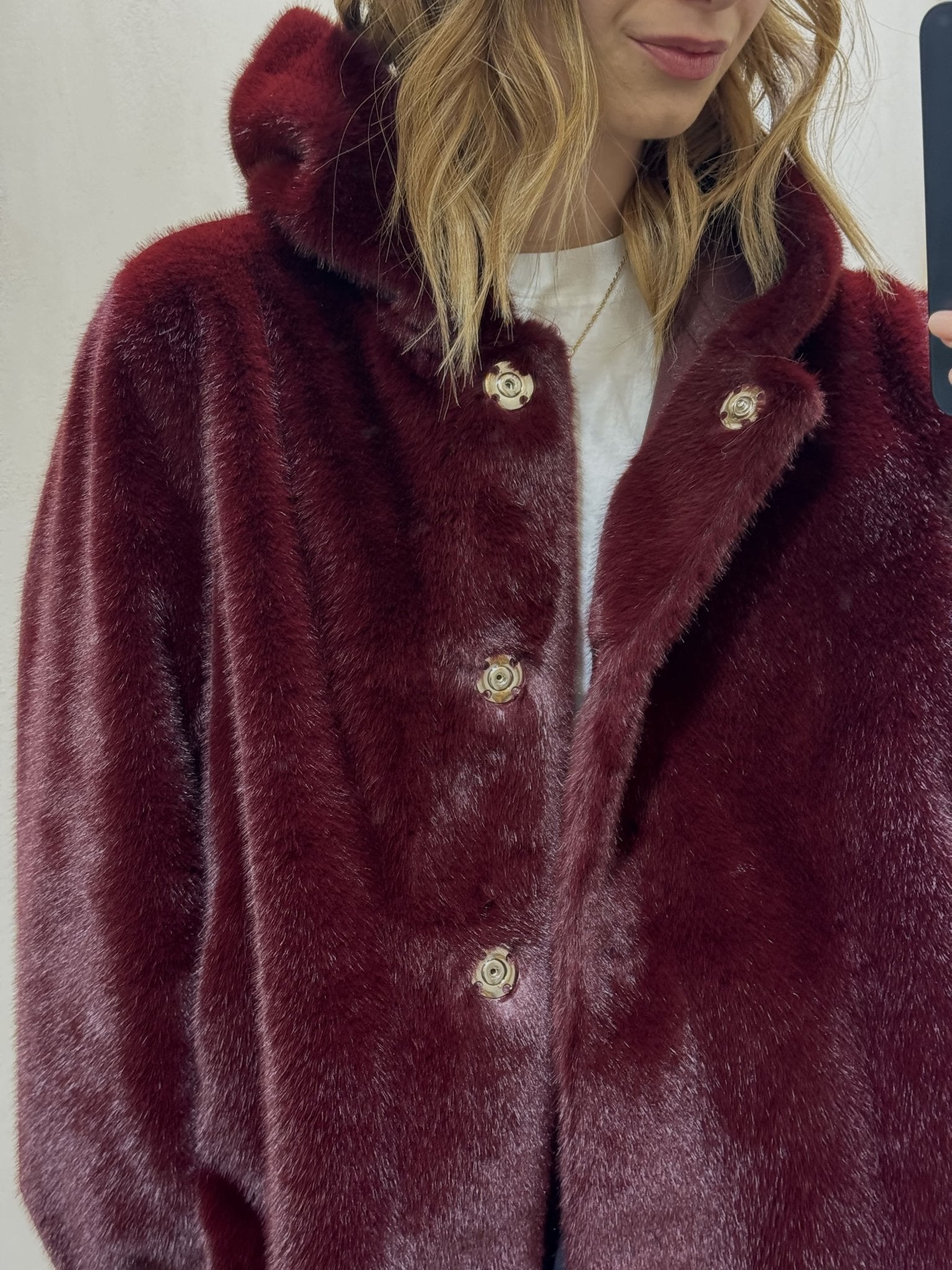 Eco - pelliccia bomber con cappuccio HaveOne - GiuGiò | Shop online