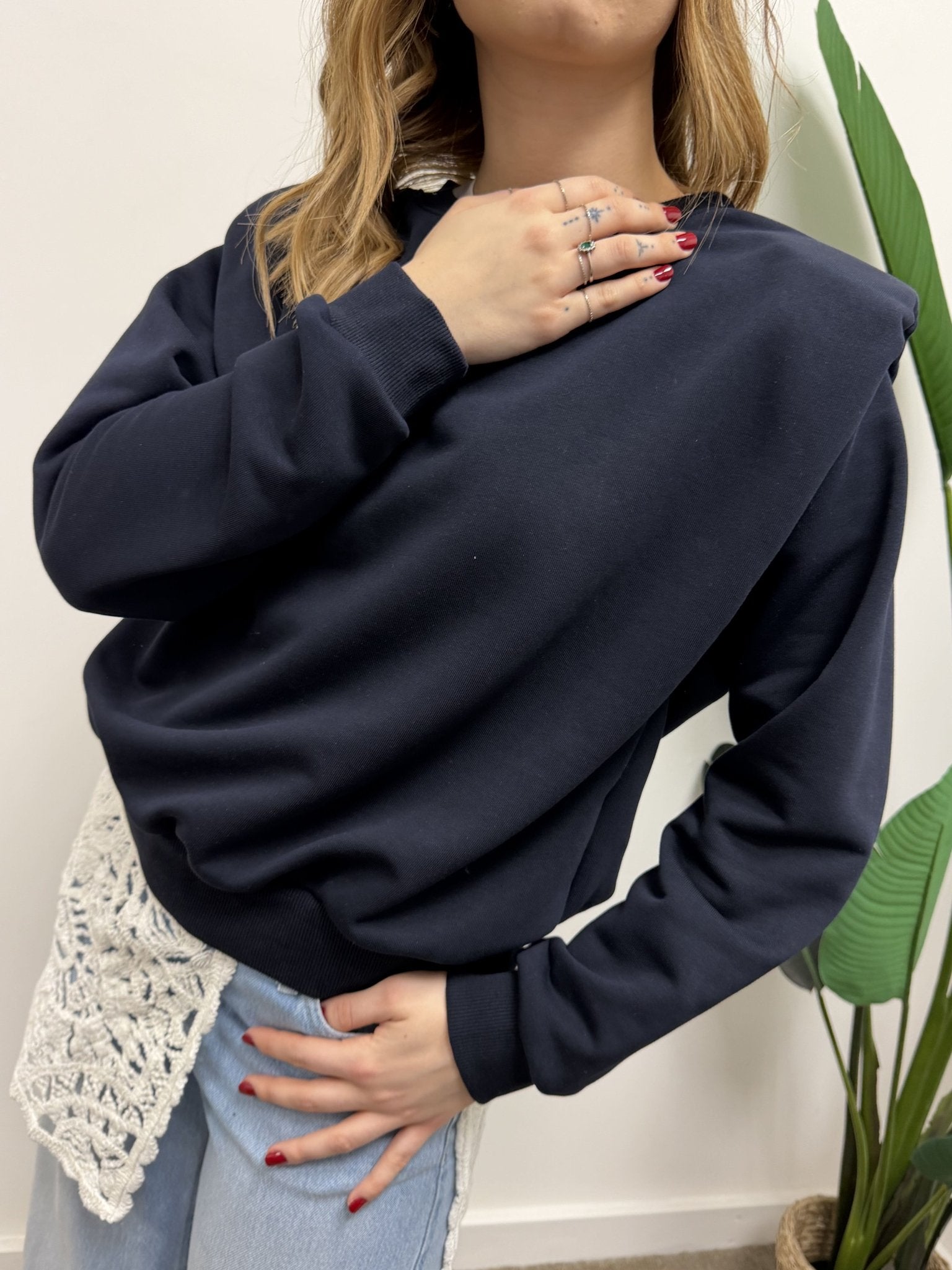 Felpa con spallina imbottita Dixie - GiuGiò | Shop online