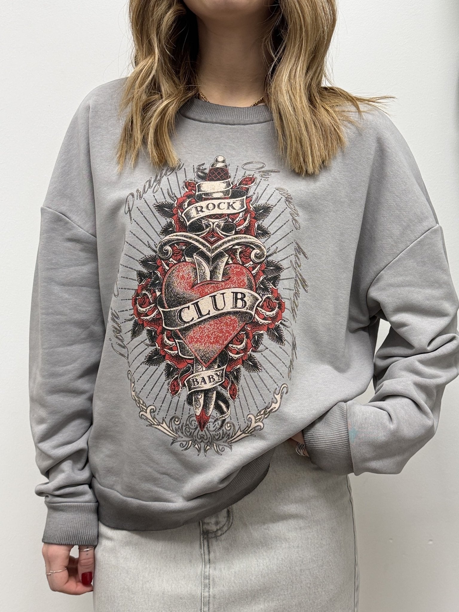 Felpa con stampa cuore sacro HaveOne - GiuGiò | Shop online