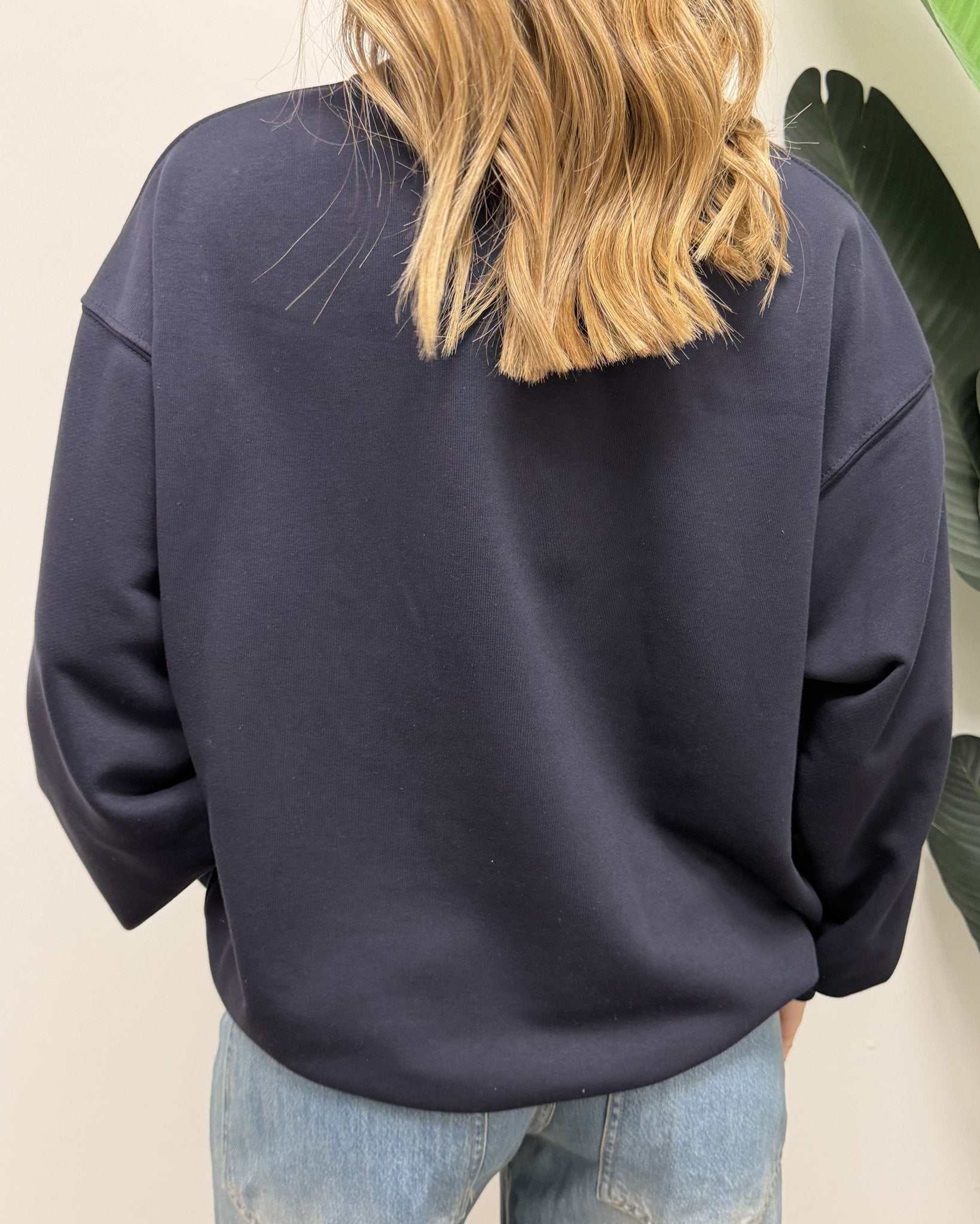 Felpa garzata girocollo con stampa Tensione In - GiuGiò | Shop online