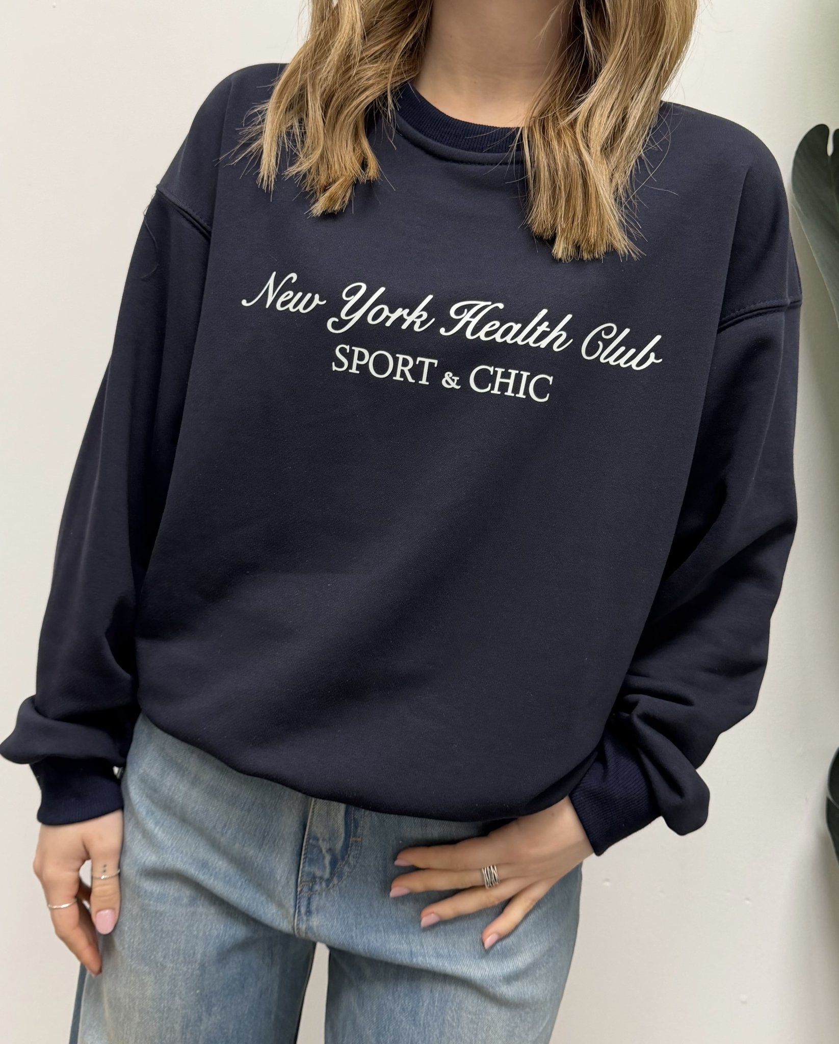 Felpa garzata girocollo con stampa Tensione In - GiuGiò | Shop online