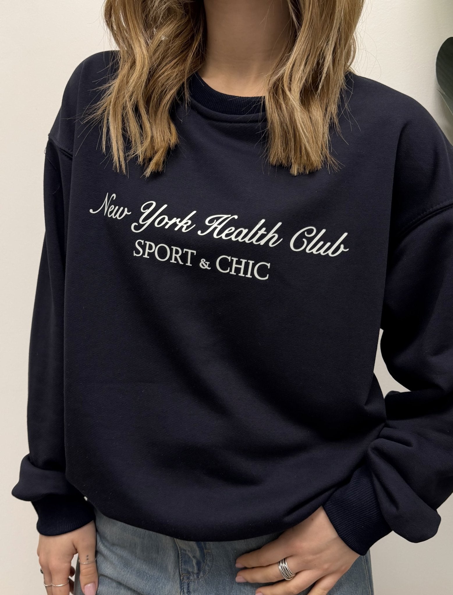 Felpa garzata girocollo con stampa Tensione In - GiuGiò | Shop online