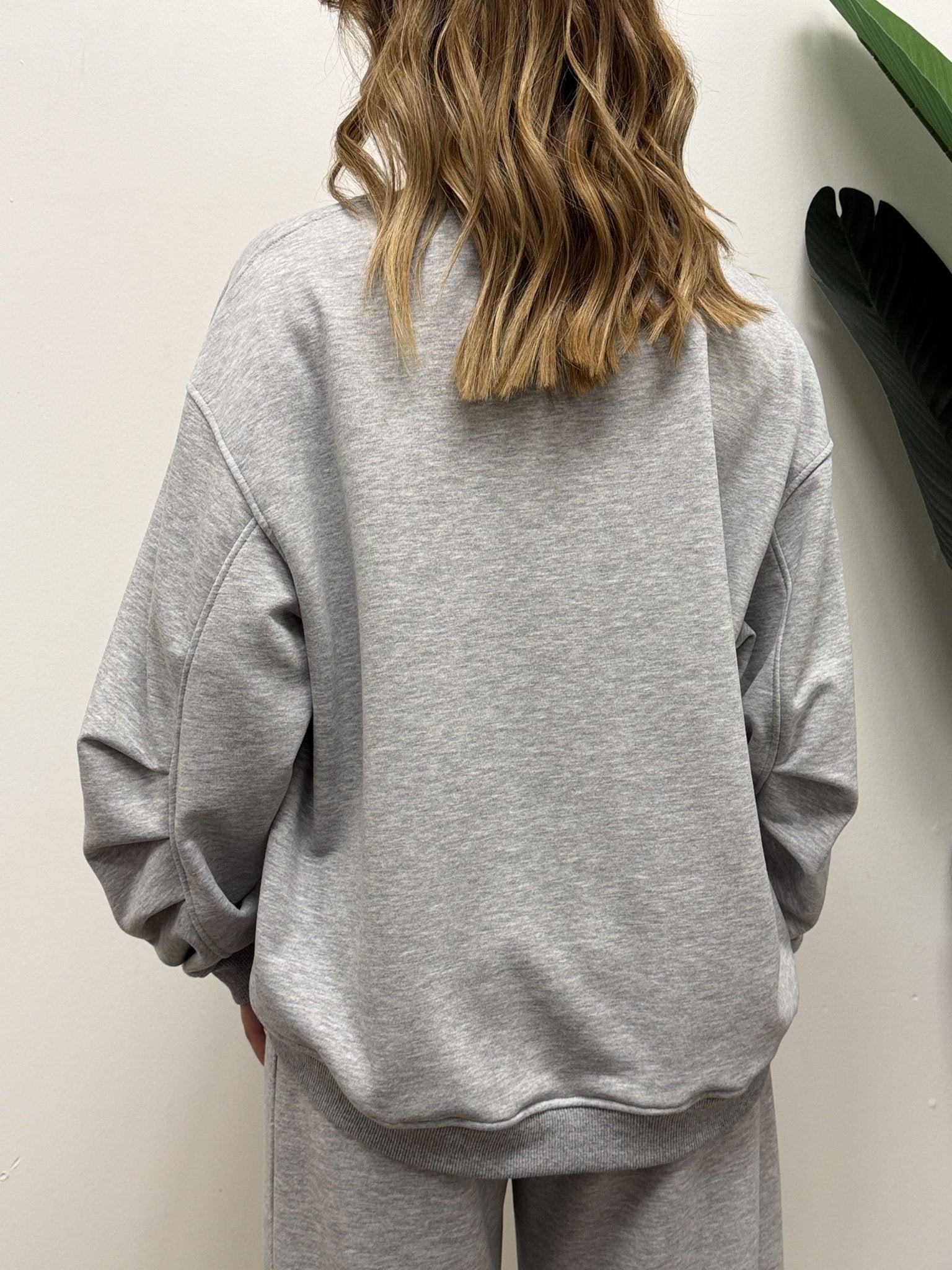 Felpa garzata girocollo VICOLO - GiuGiò | Shop online