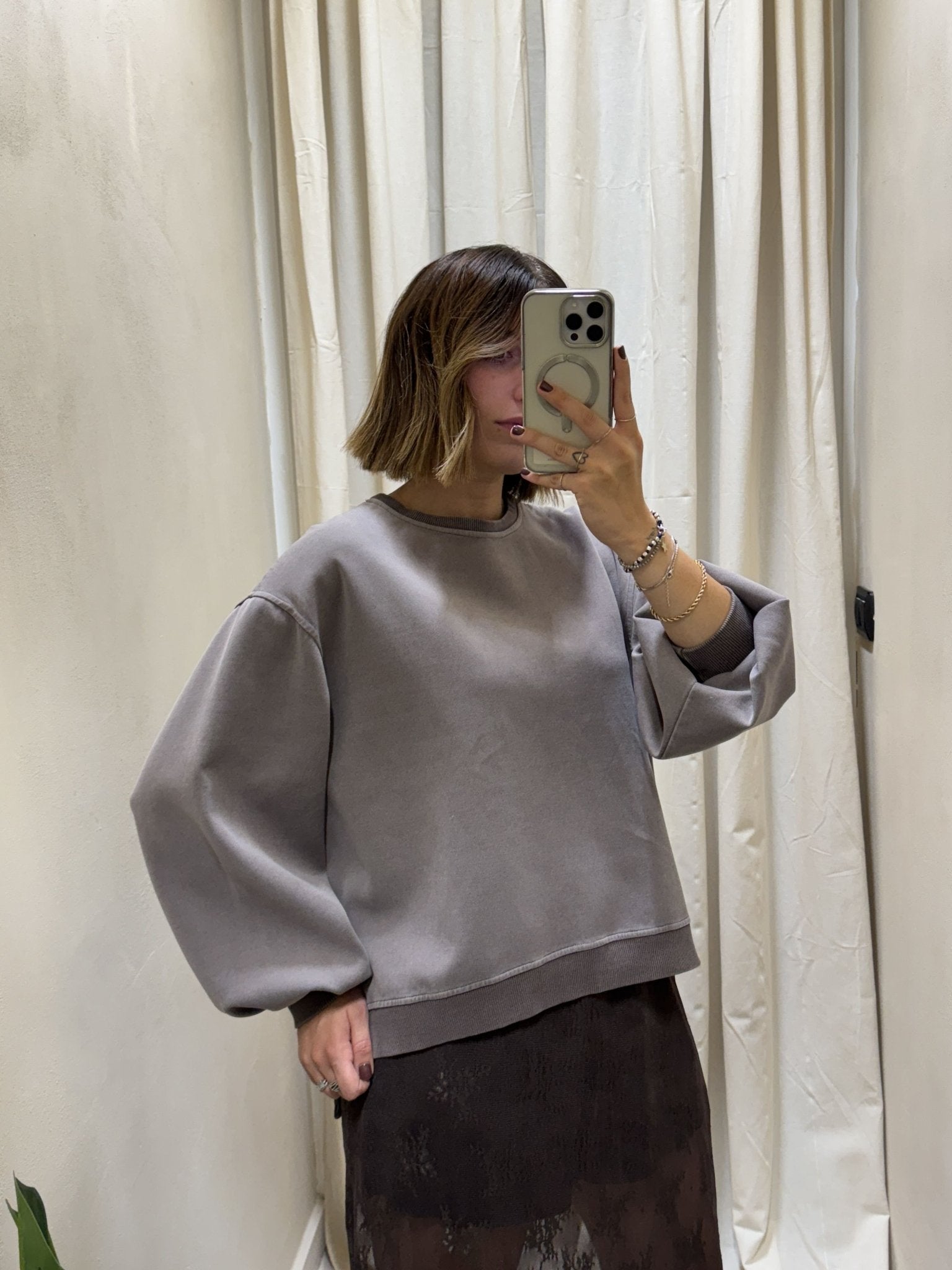 Felpa in cotone con spacchetti Tensione In - GiuGiò | Shop online