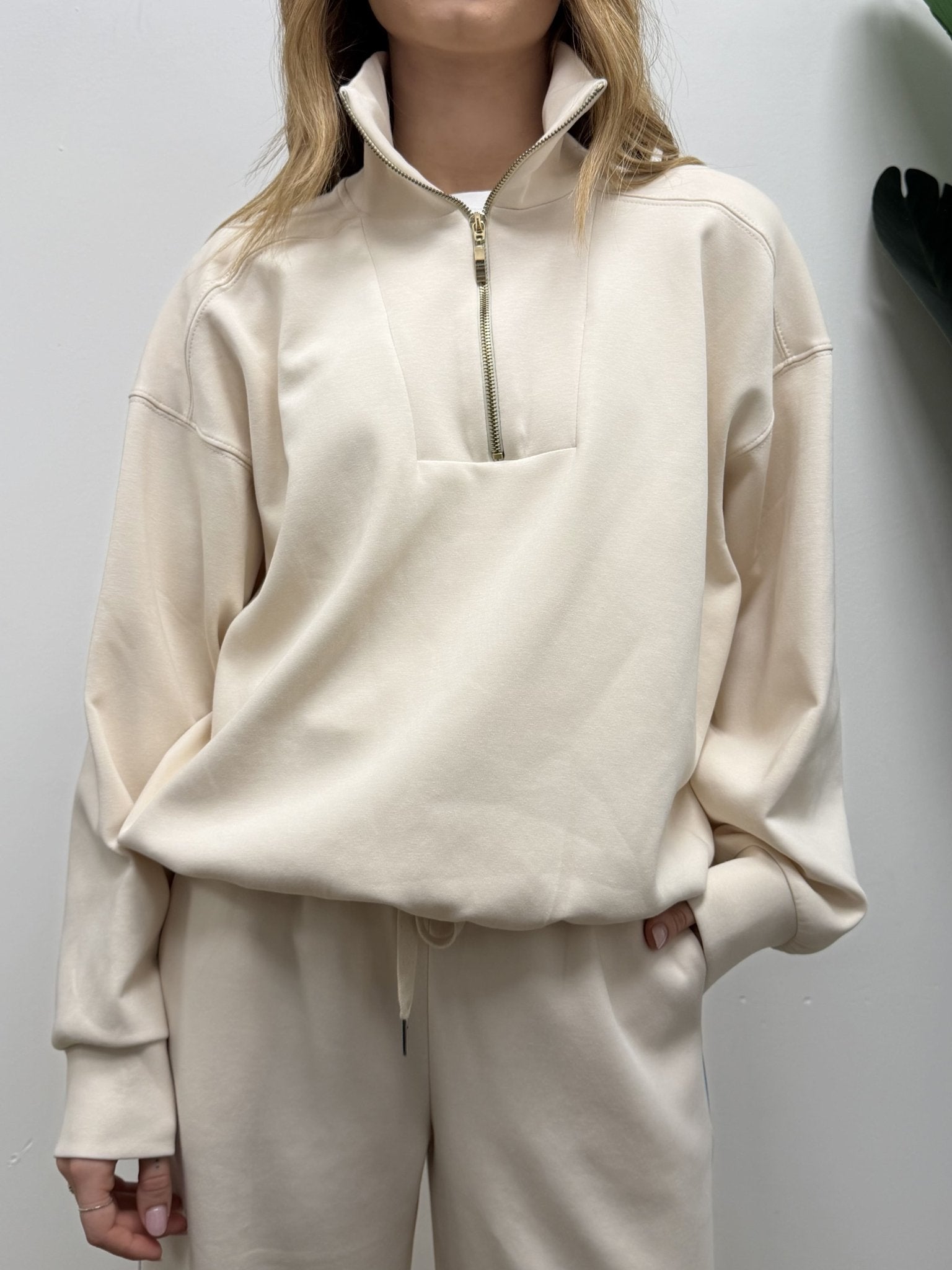 Felpa mezza zip Tensione In - GiuGiò | Shop online