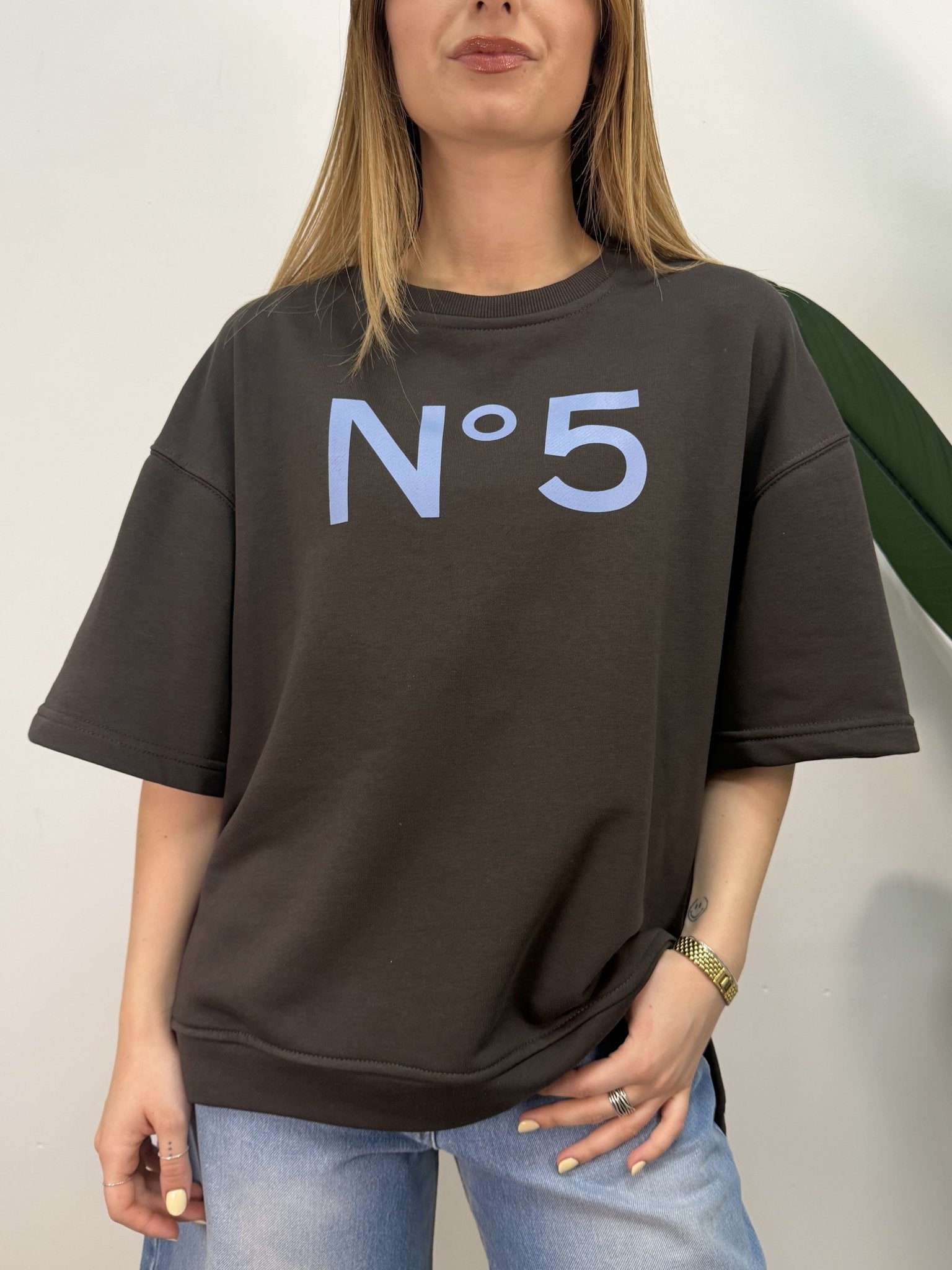 Felpa stampa N°5 Tensione In - GiuGiò | Shop online