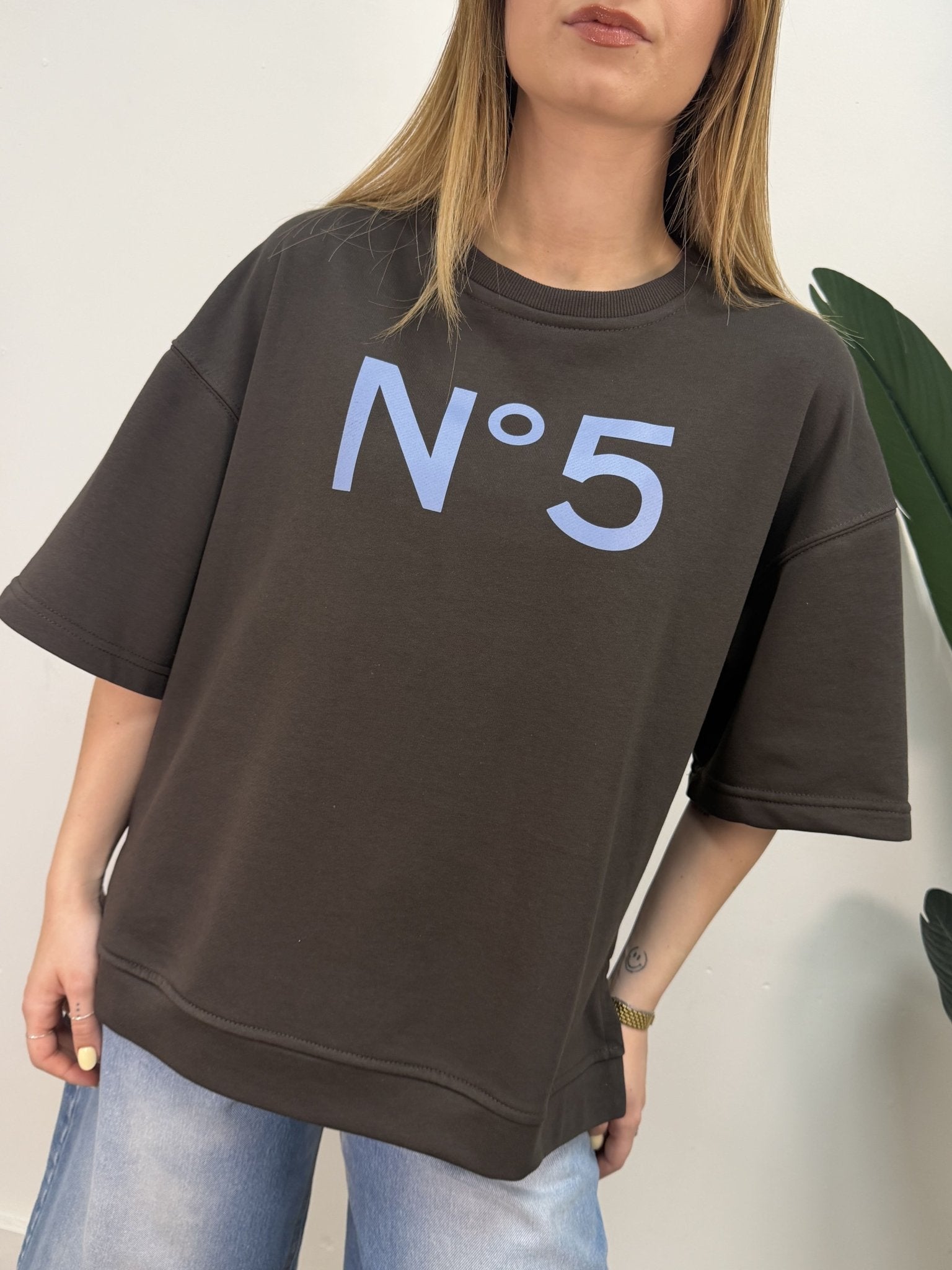 Felpa stampa N°5 Tensione In - GiuGiò | Shop online