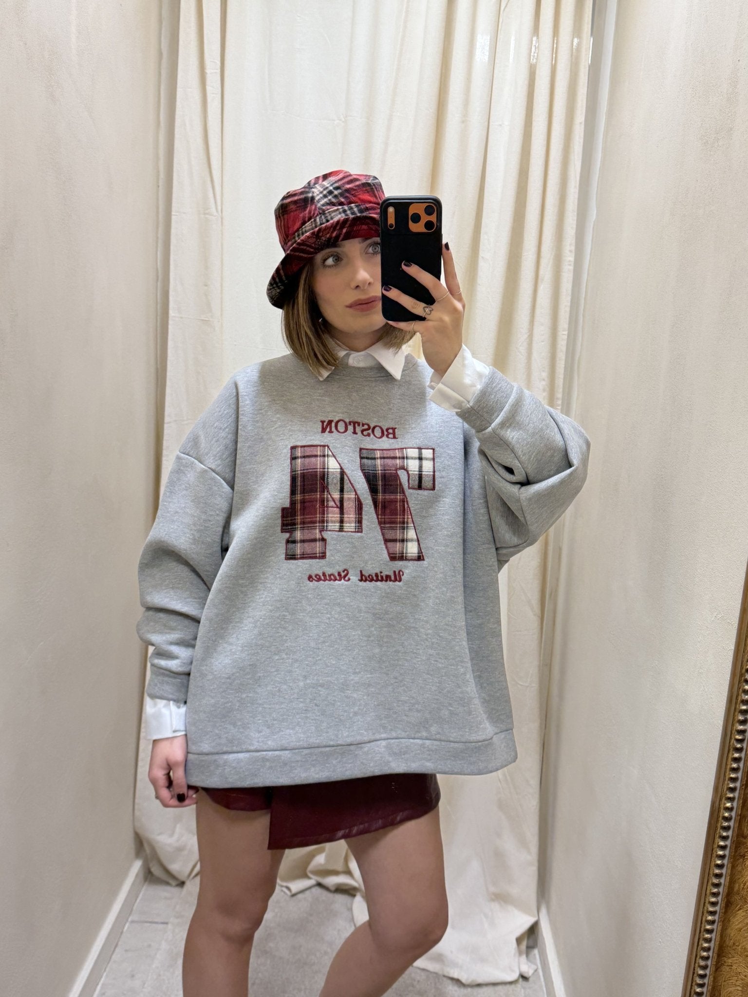 Felpone Boston 74 MyD - GiuGiò | Shop online