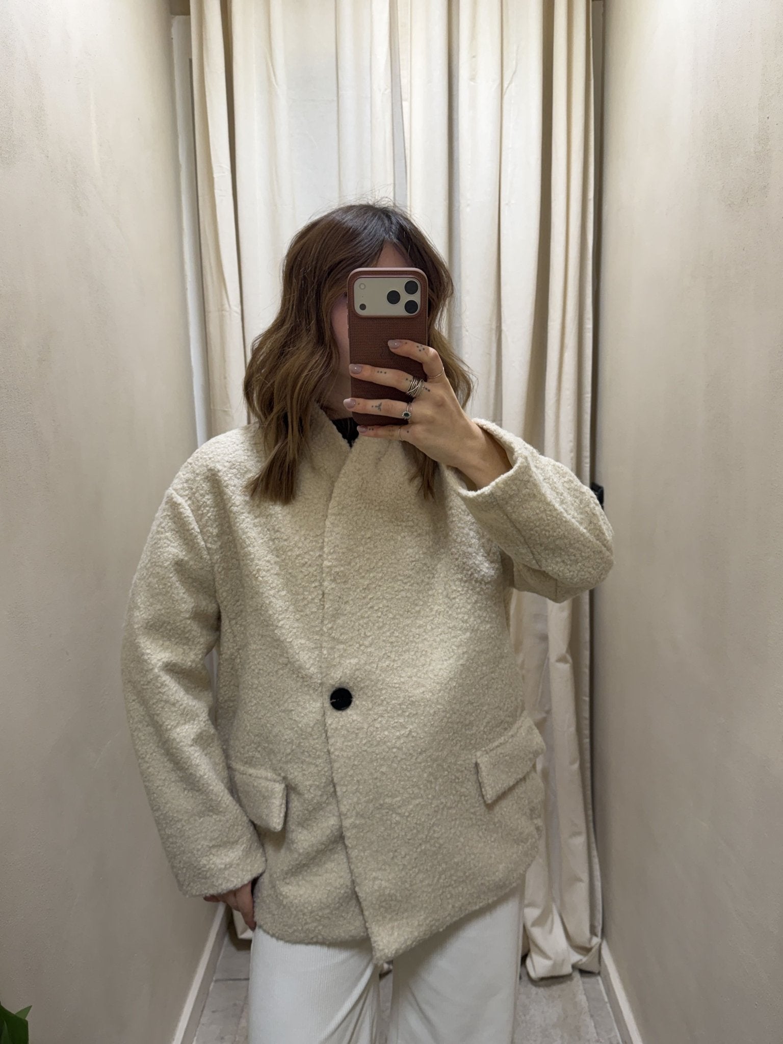 Giacca bomber bouclè over MyD - GiuGiò | Shop online