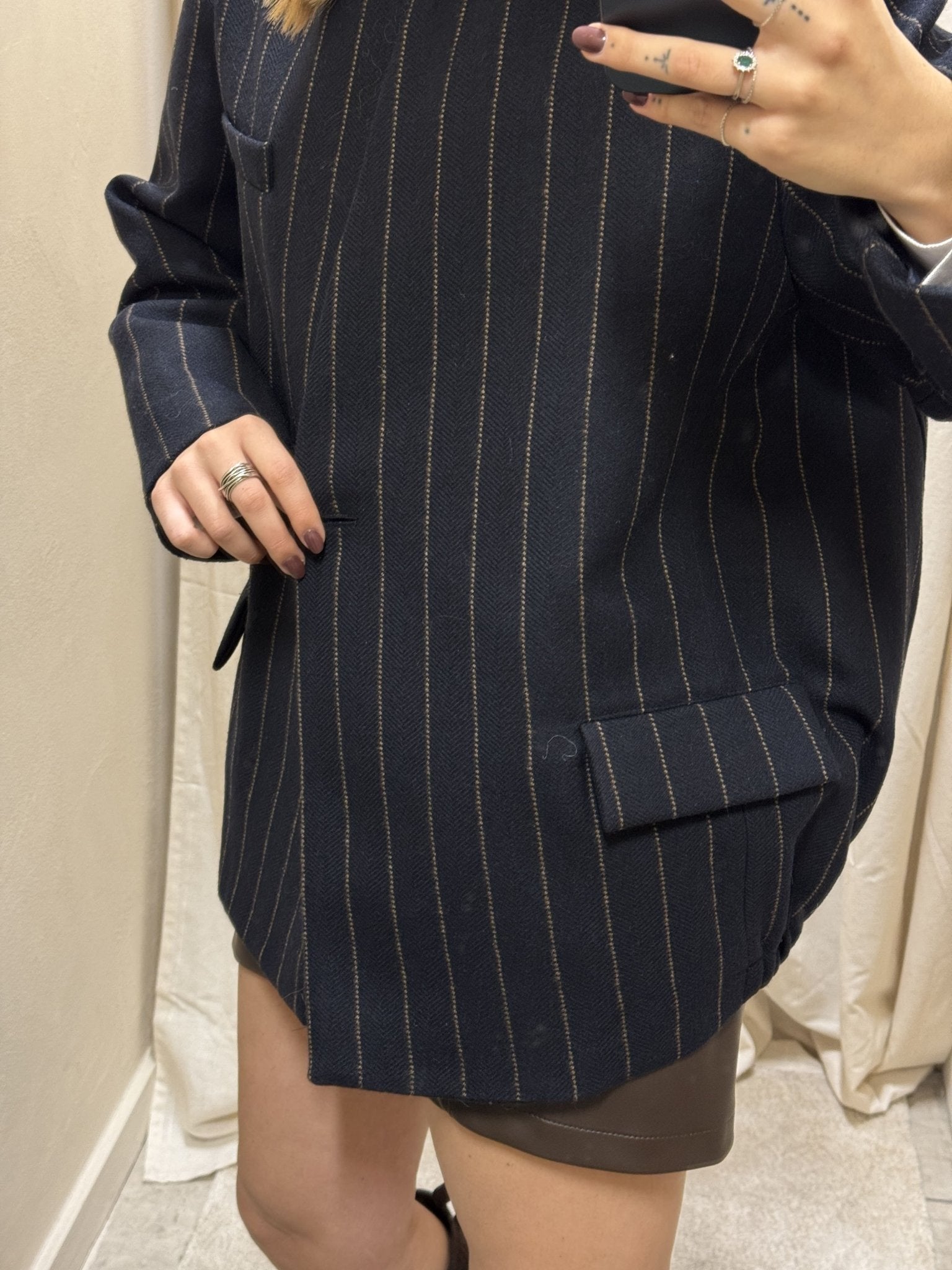 Giacca bomber in panno gessato Dixie - GiuGiò | Shop online