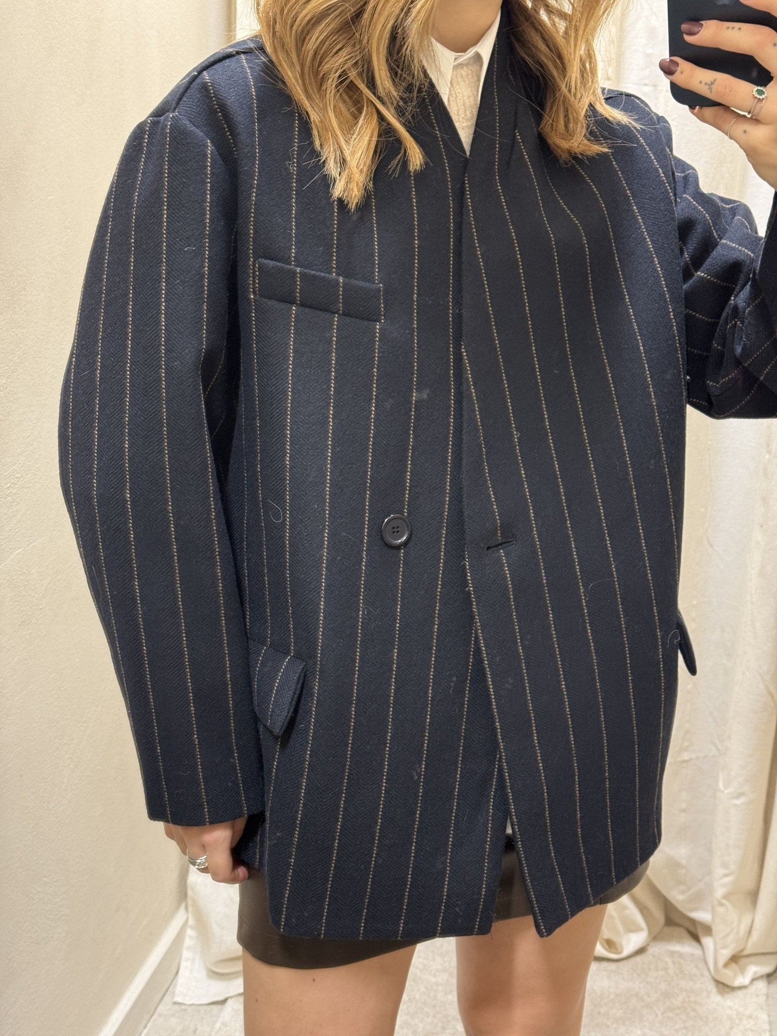 Giacca bomber in panno gessato Dixie - GiuGiò | Shop online