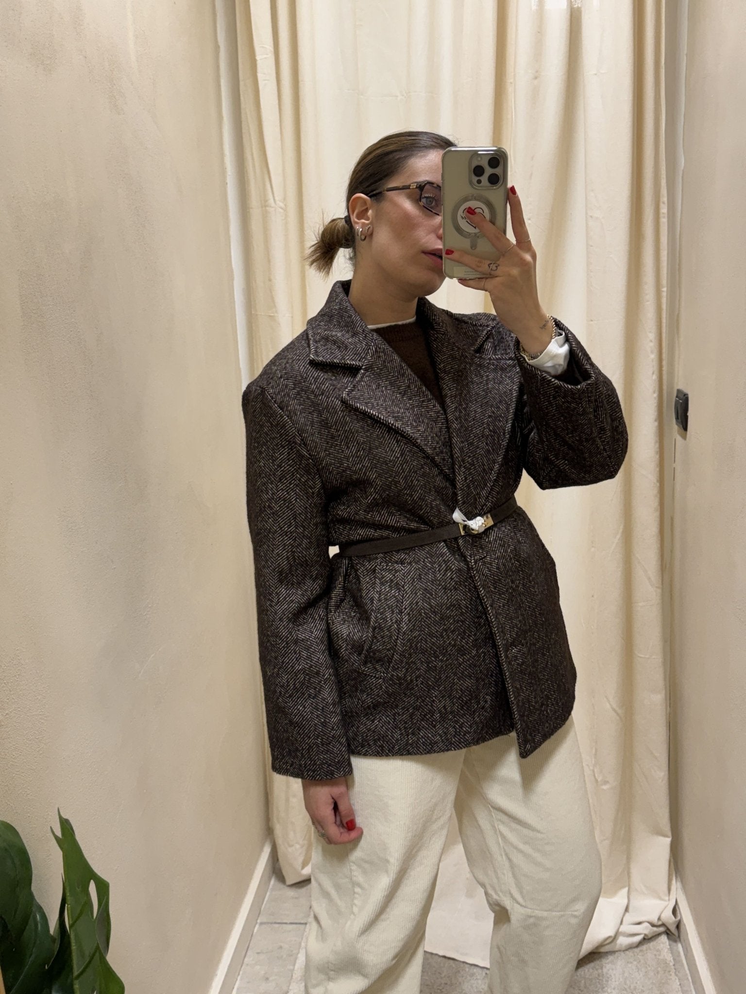 Giacca cappottino over spigata MyD - GiuGiò | Shop online