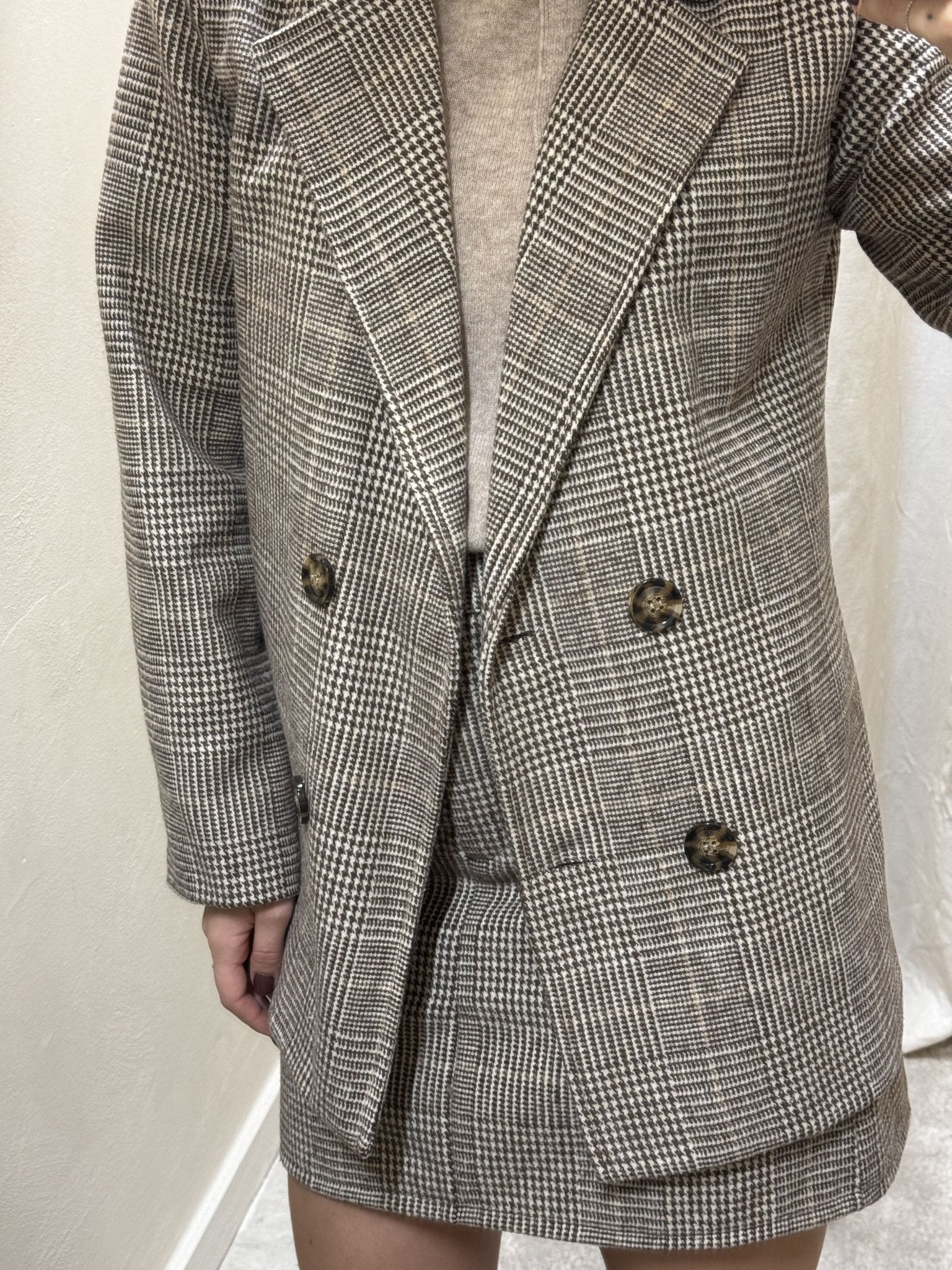 Giacca doppiopetto principe di Galles MyD - GiuGiò | Shop online