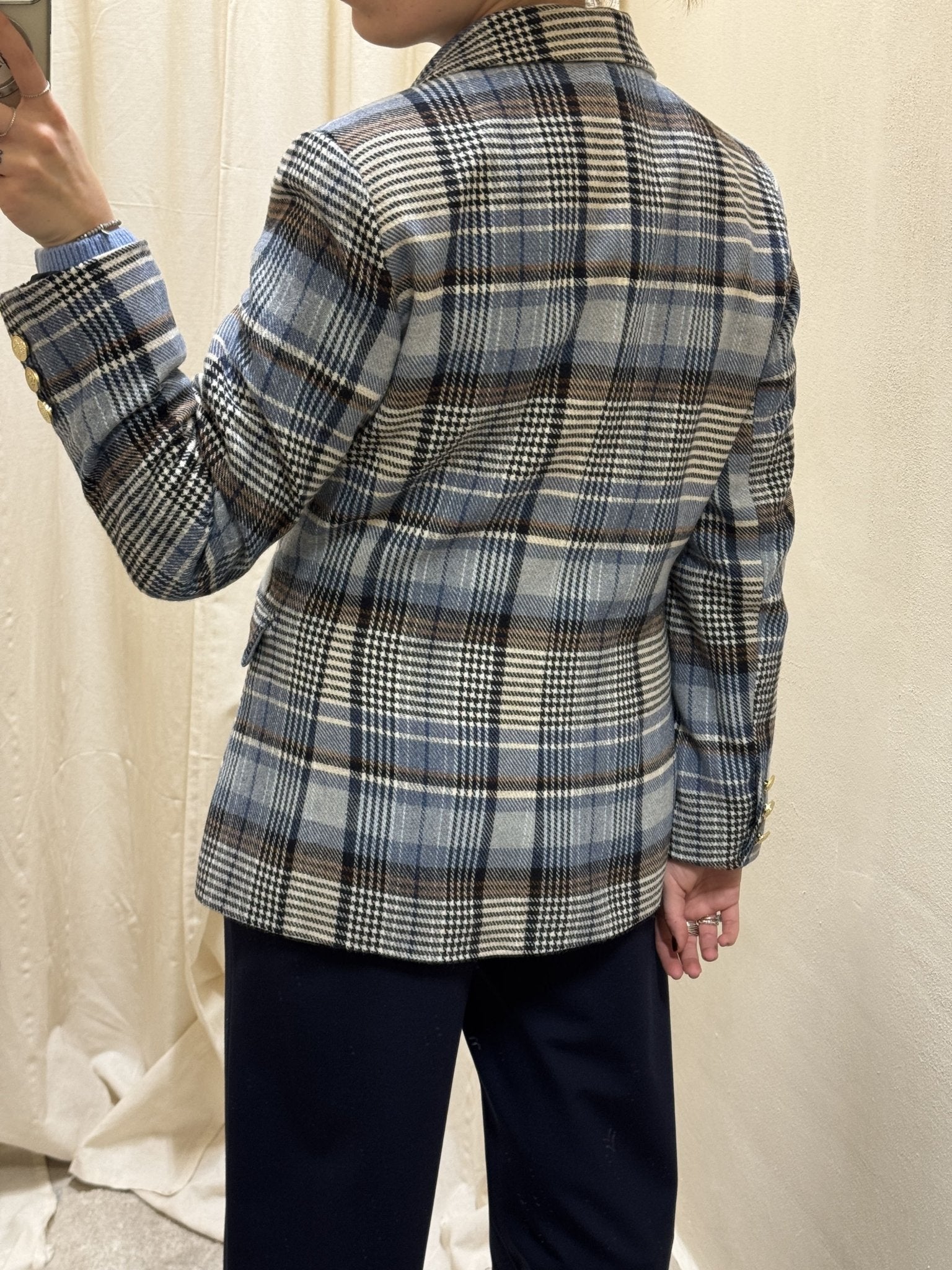 Giacca doppiopetto quadri Tensione In - GiuGiò | Shop online