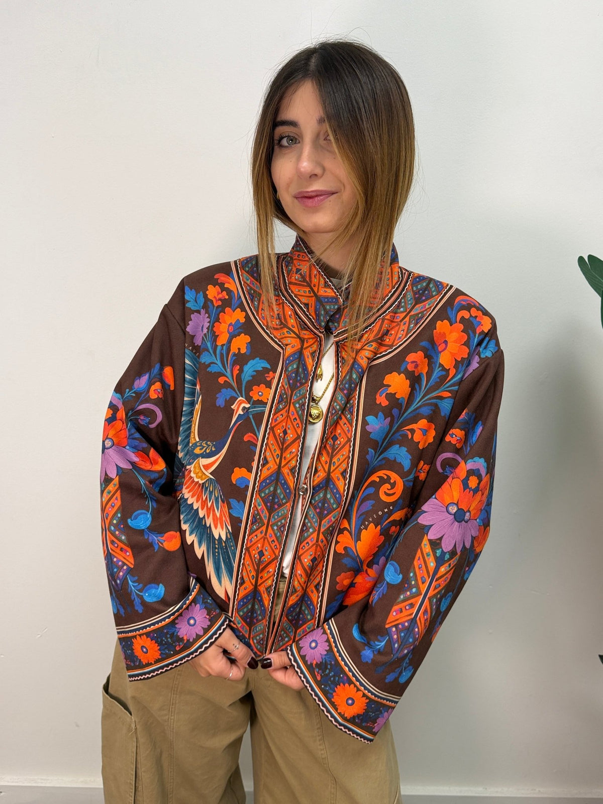 Giacca eco dainetto con stampa Nomad by HaveOne - GiuGiò | Shop online
