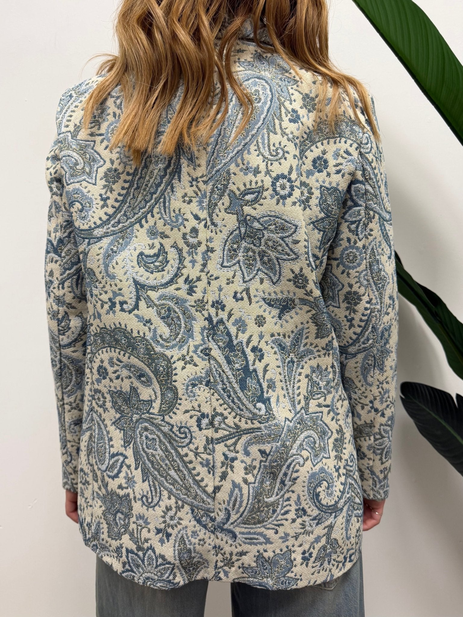 Giacca floreale tessuto jacquard MyD - GiuGiò | Shop online