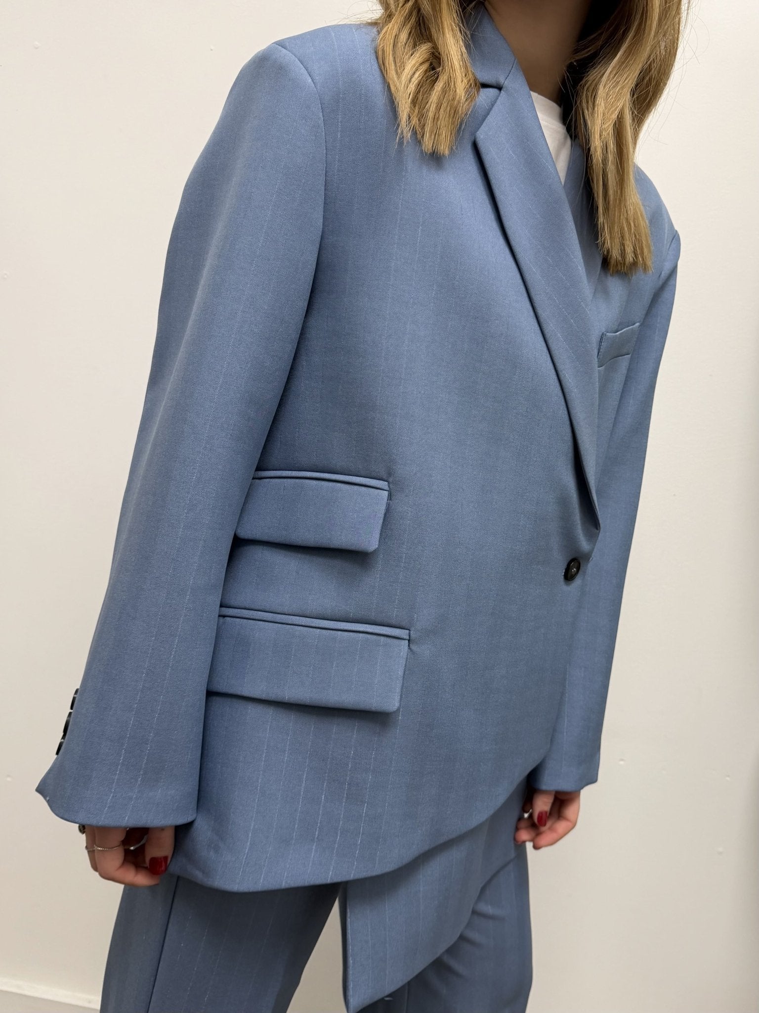 Giacca FRANKIE over gessata VICOLO - GiuGiò | Shop online