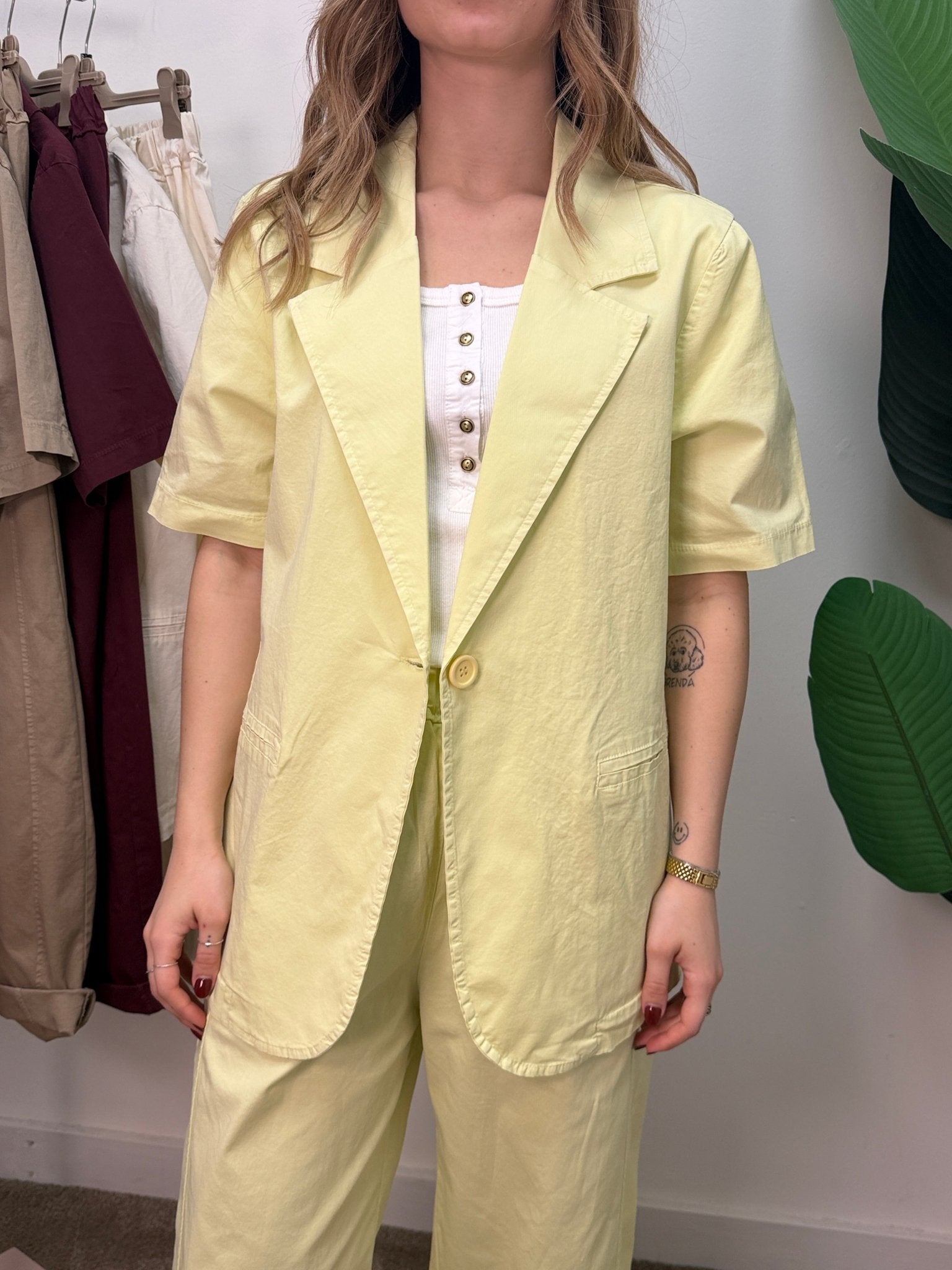 Giacca mezza manica in cotone MyD x GiuGió - GiuGiò | Shop online