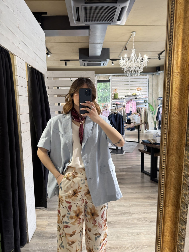Giacca mezza manica monopetto con bandana Susy Mix - GiuGiò | Shop online