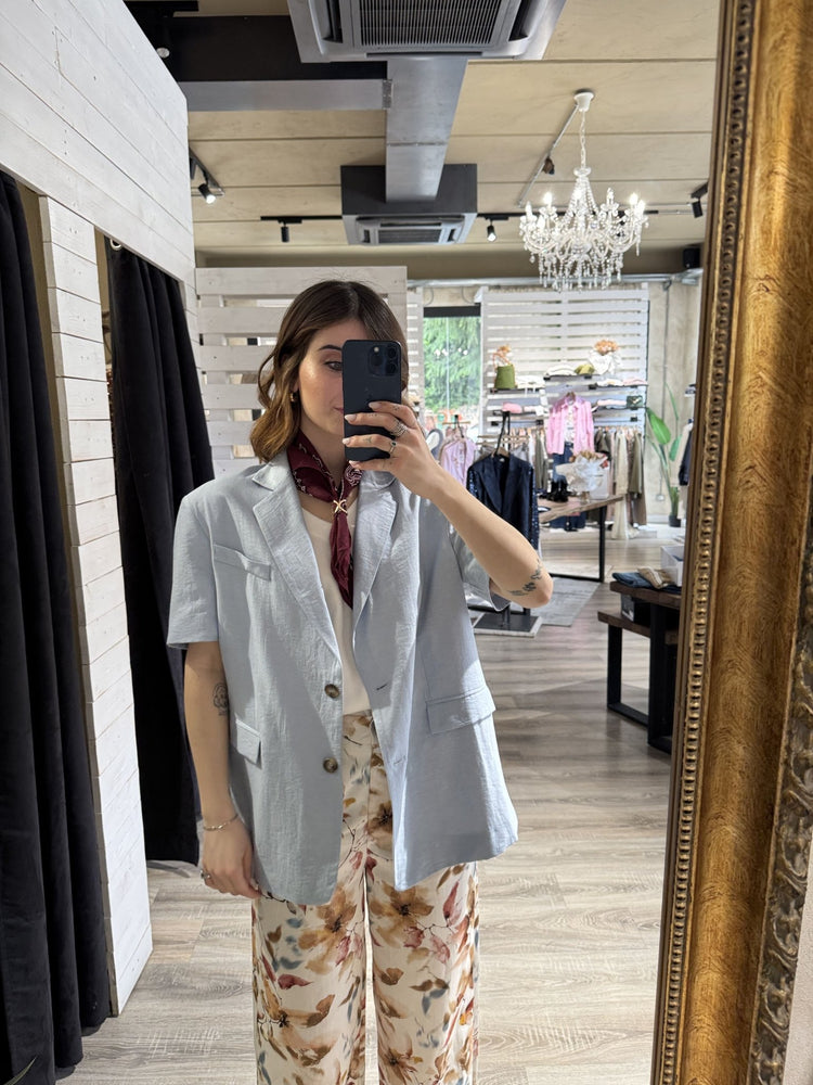 Giacca mezza manica monopetto con bandana Susy Mix - GiuGiò | Shop online