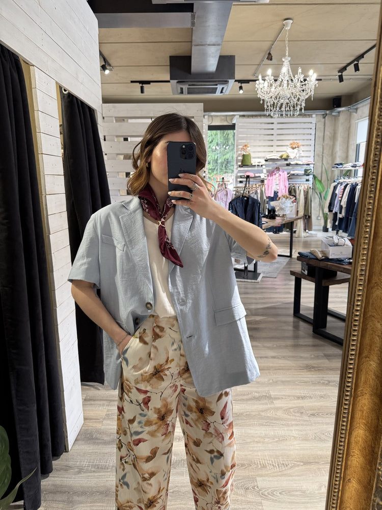 Giacca mezza manica monopetto con bandana Susy Mix - GiuGiò | Shop online