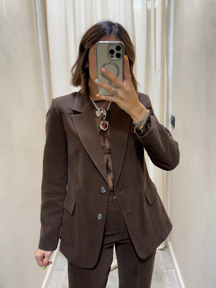 Giacca monopetto in cupro Please - GiuGiò | Shop online