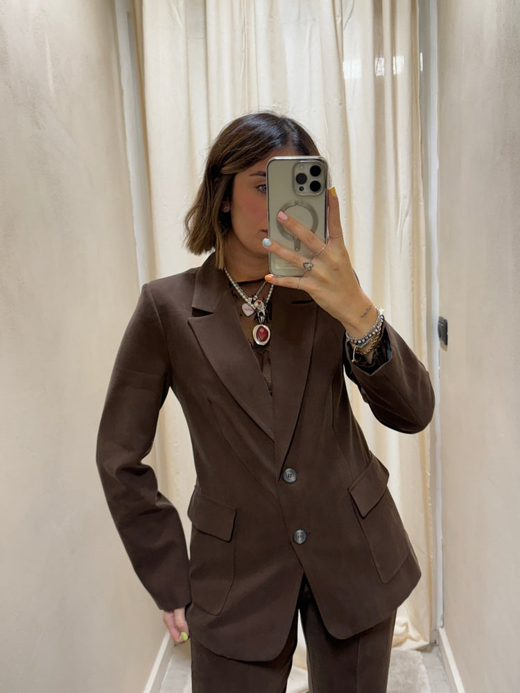 Giacca monopetto in cupro Please - GiuGiò | Shop online