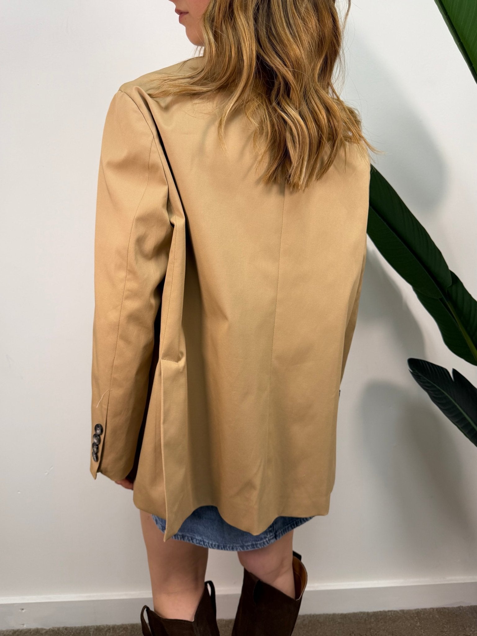 Giacca over in cotone con spacchi VICOLO - GiuGiò | Shop online