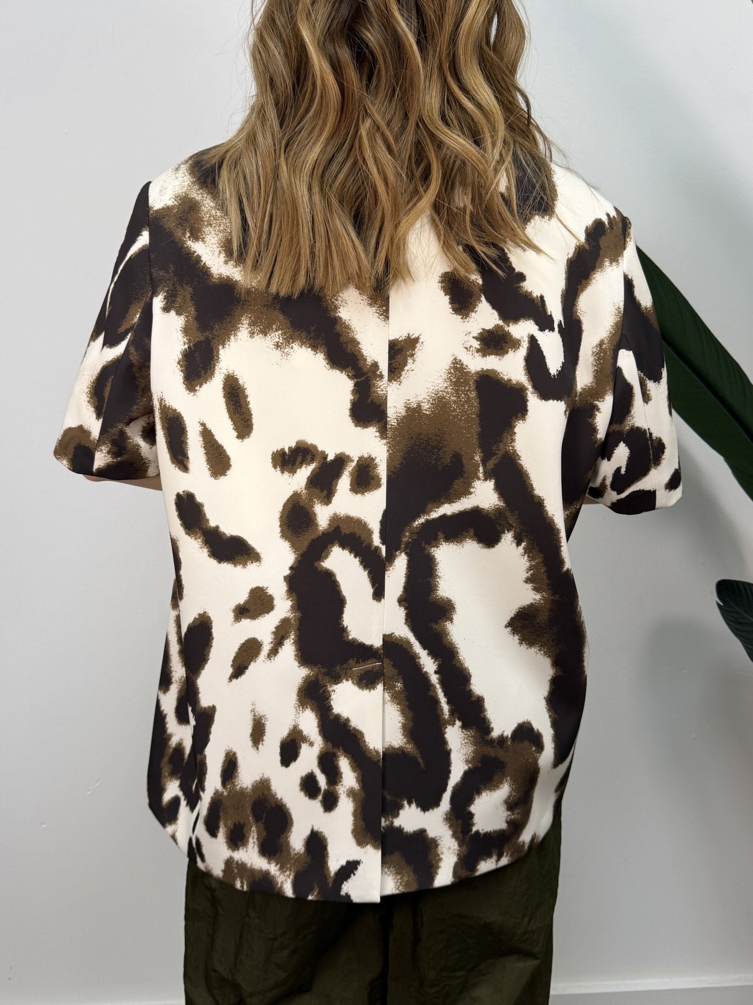 Giacca over mezza manica stampa animalier Imperial - GiuGiò | Shop online