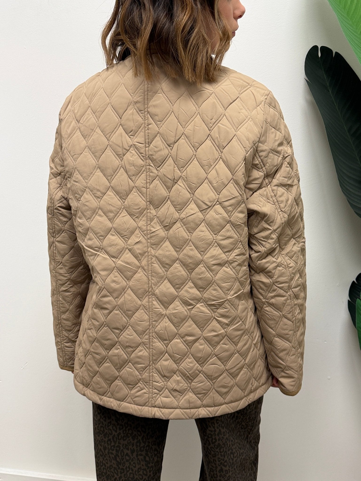 Giacca over trapuntata colletto in velluto MyD - GiuGiò | Shop online