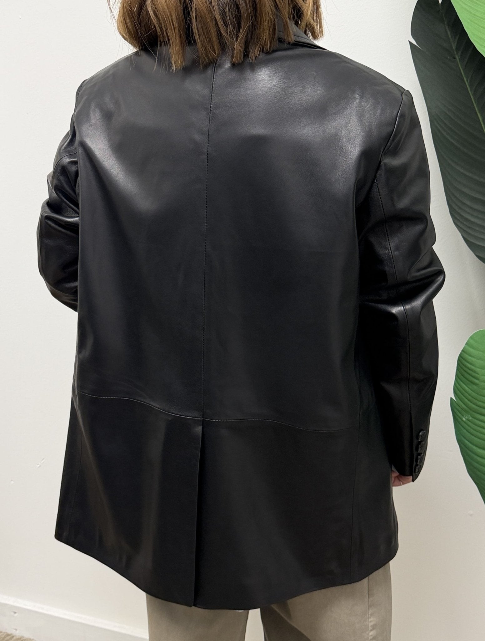 Giacca oversize in vera pelle MyD - GiuGiò | Shop online